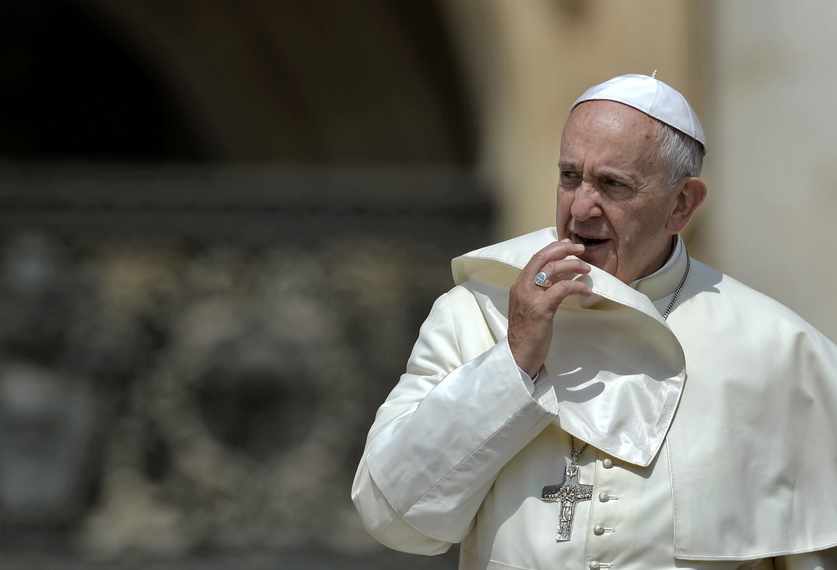 <em>El papa Francisco reabrió esta semana el debate acerca de una fecha fija para celebrar la Semana Santa. (Foto Prensa Libre: AFP).</em>