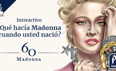 ¿Qué hacía Madonna cuando usted nació?