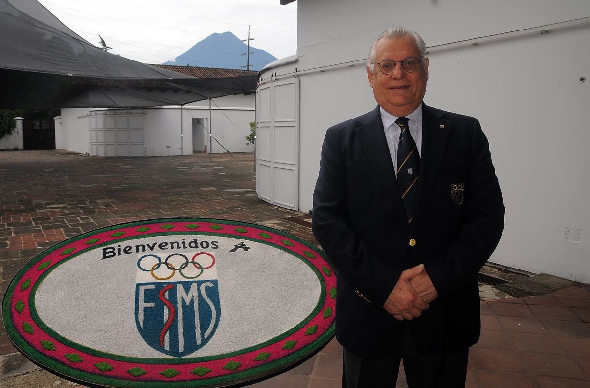 El brasileño, Eduardo Henrique Rose es parte de la Federación Internacional de Medicina Deportiva. (Foto Prensa Libre: Carlos Vicente)