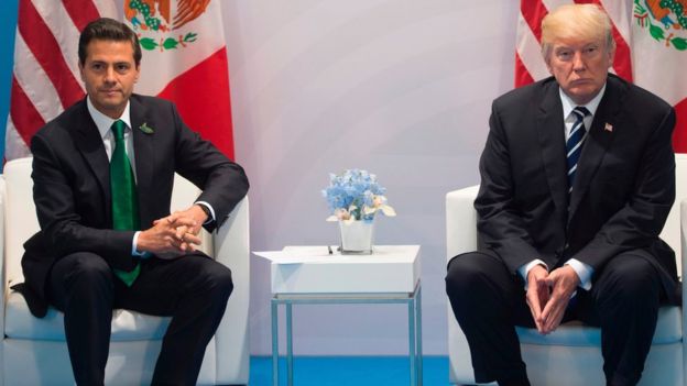 Trump es altamente impopular en México por el tema del muro. (AFP / Getty Images)