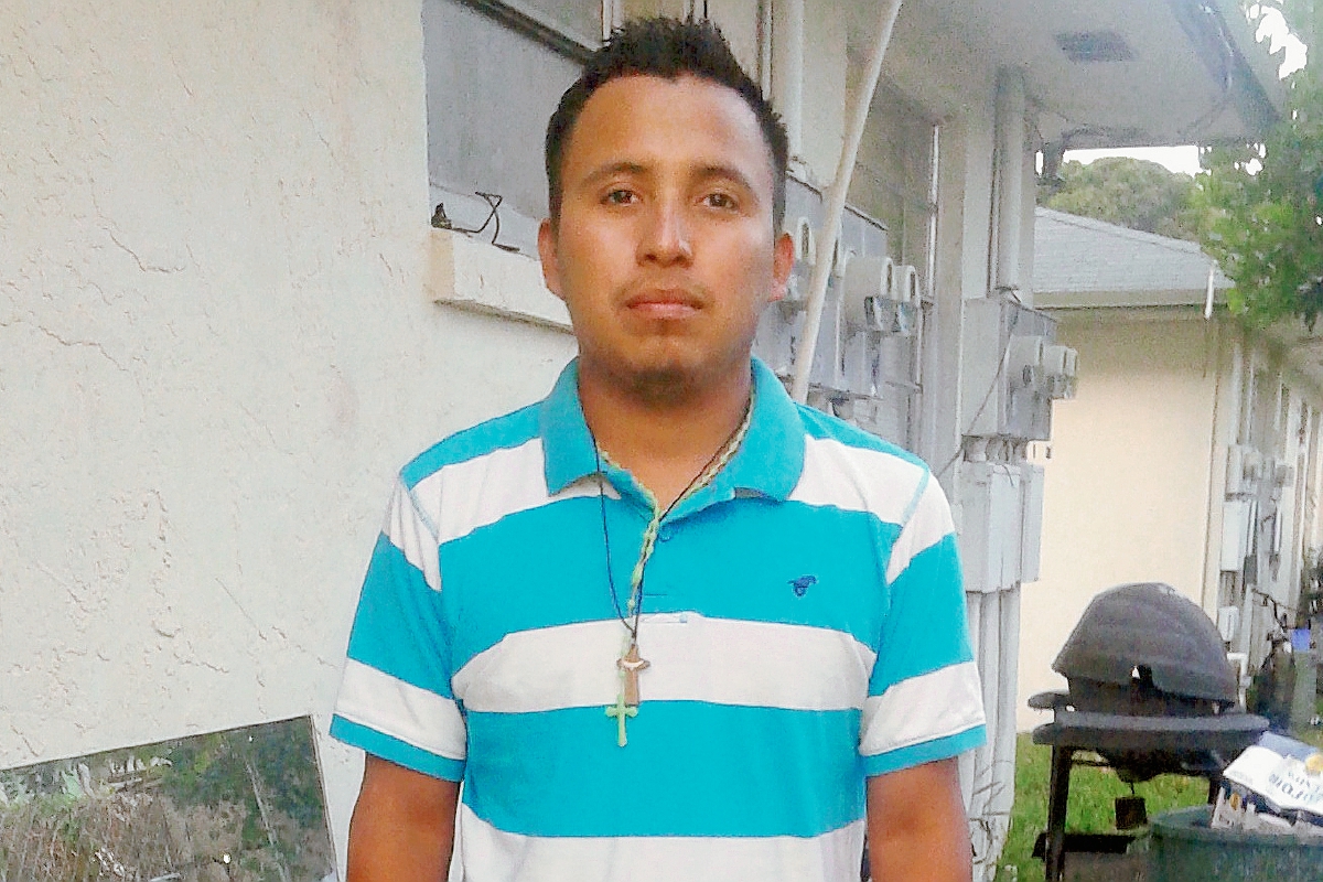 Jesús Hurtado trabaja de forma irregular en EE. UU. debido a su situación migratoria.