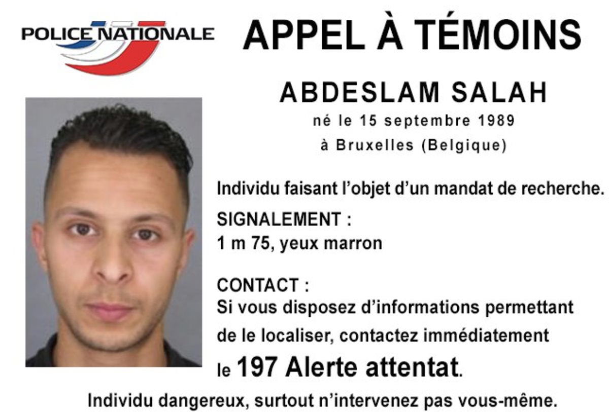 Salah Abdeslam está considerado un individuo peligroso. (Foto Prensa Libre: AP).