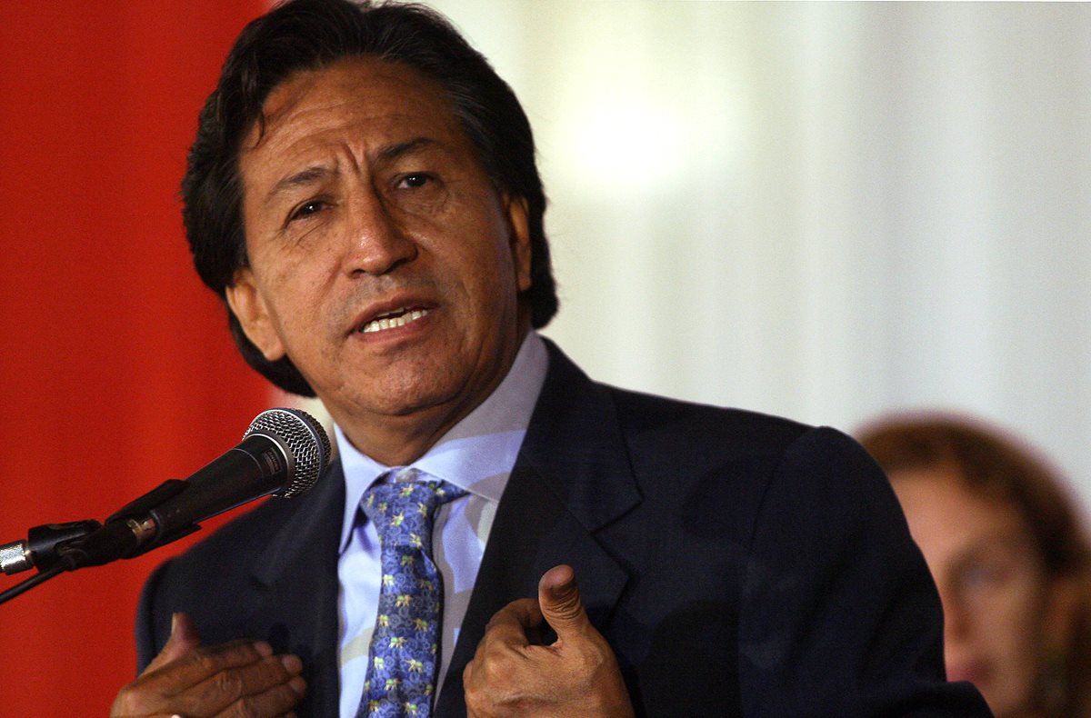 Alejandro Toledo, expresidente de Perú. (Foto Prensa Libre: AFP).