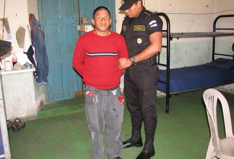 Pedro Mauricio Sacalxot, detenido. (Foto Prensa Libre: Eduardo González)