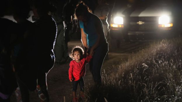 La mayoría de inmigrantes interceptados procedían de Centroamérica.  (Foto Getty Images de John Moore).