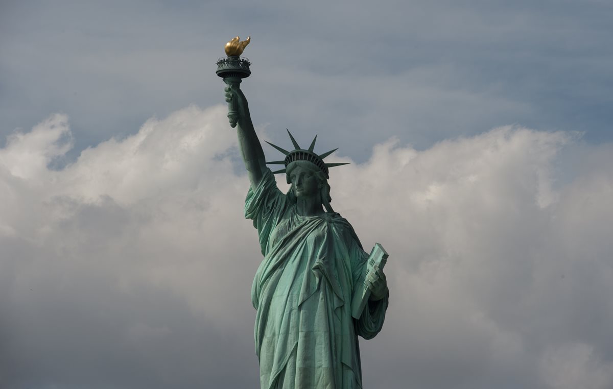 Este viernes la Estatua de la Libertad cumple 130 años. (Foto Prensa Libre: AFP).