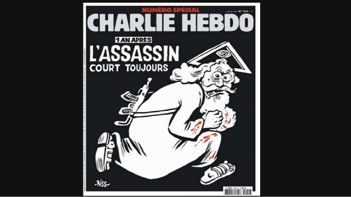 Porta del próximo miercoles del semanario <em>Charlie Hebdo.</em>