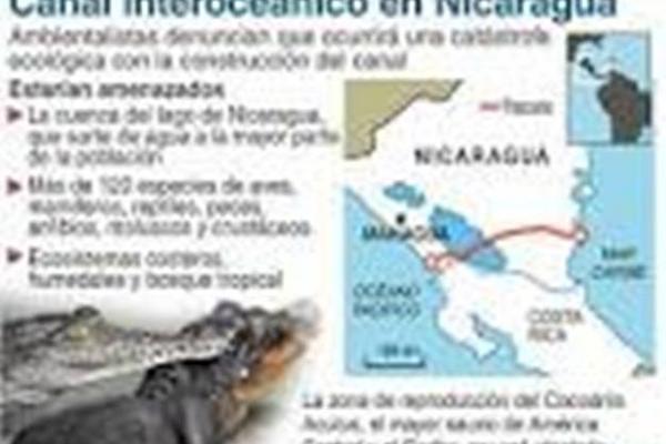 La construcción del Canal de Nicaragua restará rentabilidad al Canal de Panamá, indicaron autoridades panameñas. (Foto Prensa Libre: cortesía El nuevo diario.com.ni)