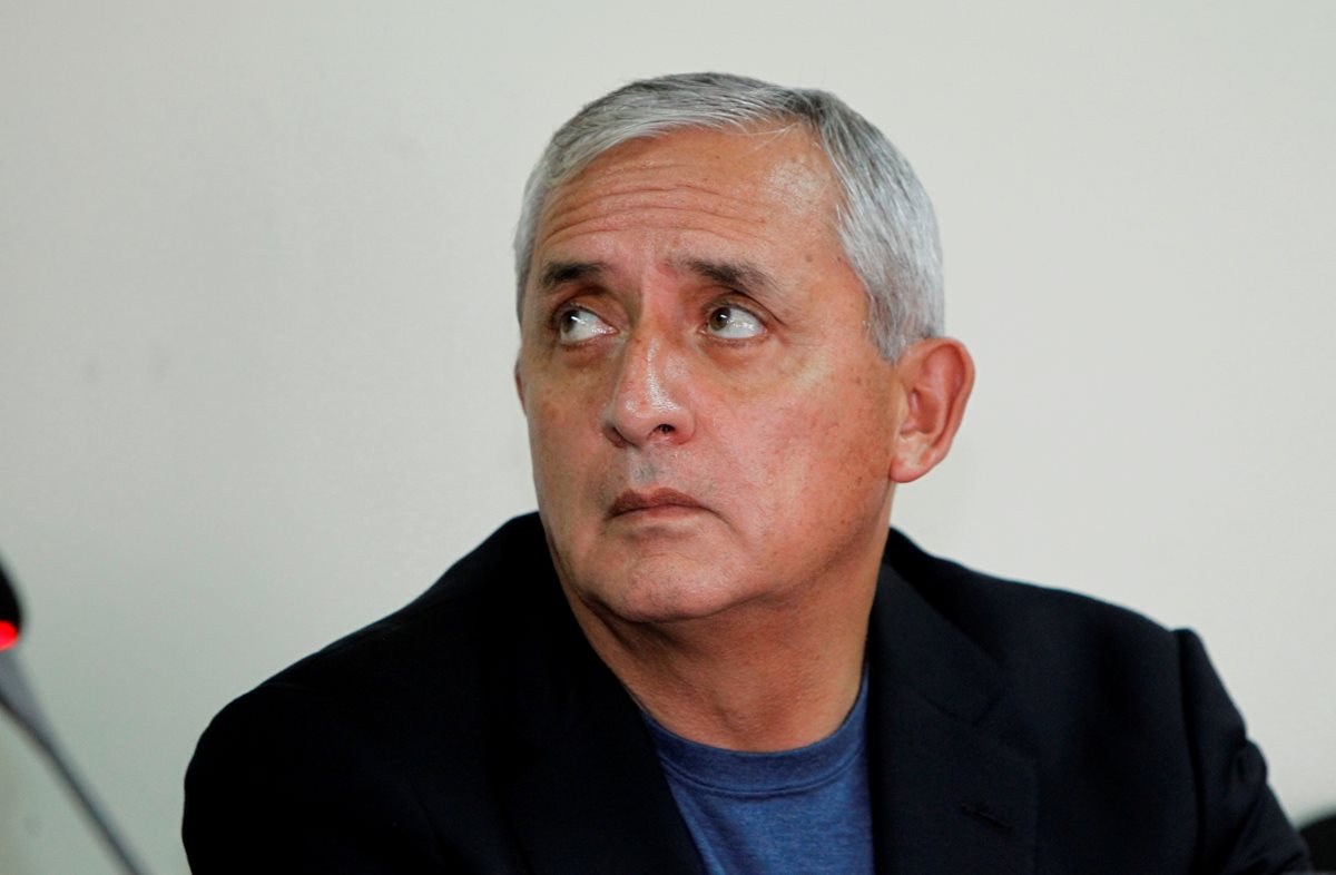 Otto Pérez Molina se encuentra recluido en la cárcel del cuartel Matamoros. (Foto Prensa Libre: Hemeroteca PL)