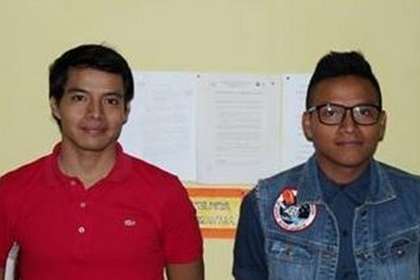 René Allieser Xitumul López (33) y Danilo Rubén López (27), detenidos. (Foto Prensa Libre: PNC)