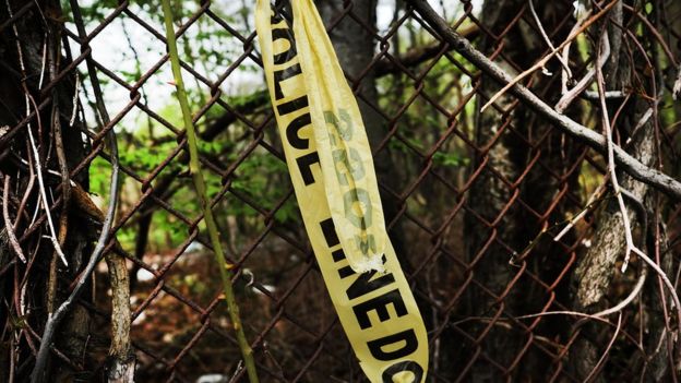 Cuatro cadáveres fueron encontrados en un parque de Central Islip en abril de este año. (Getty Images).