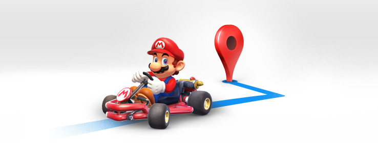 Los creadores de Mario Bros se aliaron con Google para celebrar el día MAR1O, poniendo al personaje a bordo de su ‘go-kart’ en la aplicación de GPS Maps.