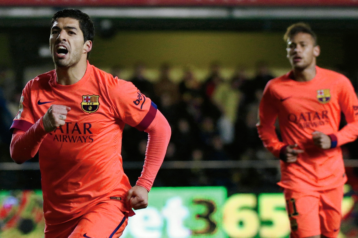 El jugador uruguayo Luis Suárez, tendrá oportunidad de festejar nuevamente uno de sus goles en el estadio del Anfield. (Foto Prensa Libre: AFP)