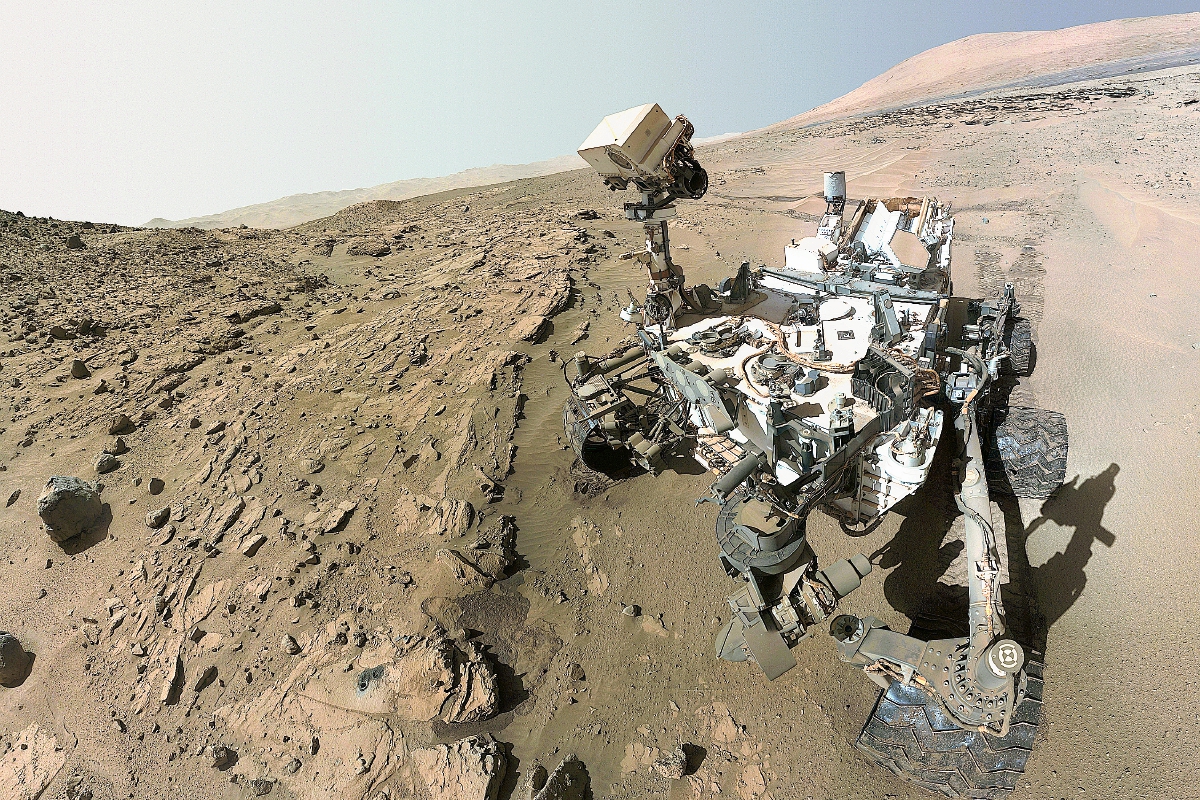El vehículo robótico Curiosity explora Marte desde agosto de 2012  (Foto Prensa Libre:AP)