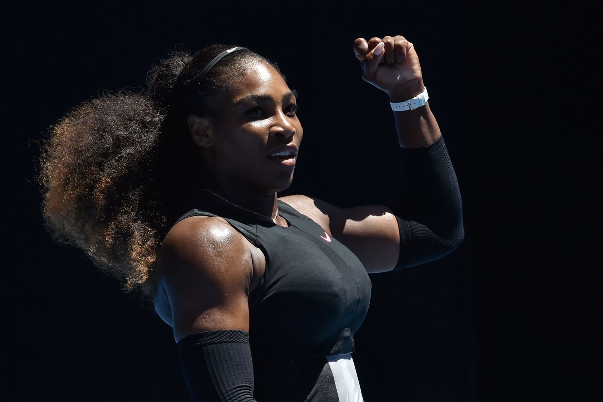 Serena Williams se enfrentará a Jelena Ostapenko en un juego de exhibición el próximo sábado. (Foto Prensa Libre: AFP)