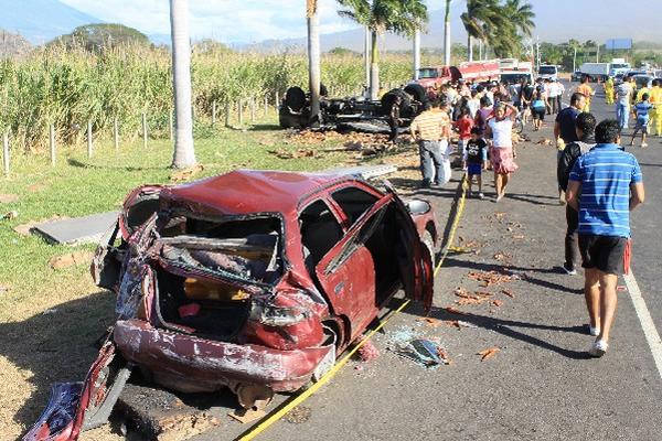LA RUTA al Pacífico es la carretera donde ocurren más accidentes, según las autoridades.