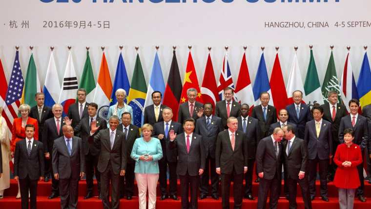 Líderes mundiales se congregaron en China.