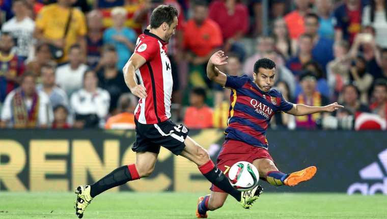 Pedro pudo haber disputado su último partido el pasado lunes frente al Athletic en la Supercopa de España. (Foto Prensa Libre: EFE)