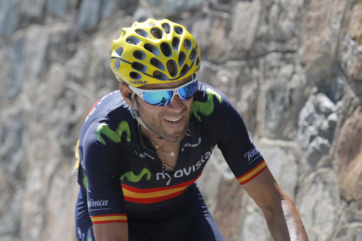 Alejandro Valverde es el gran favorito de la Clásica de San Sebastián. (Foto Prensa Libre: AP)