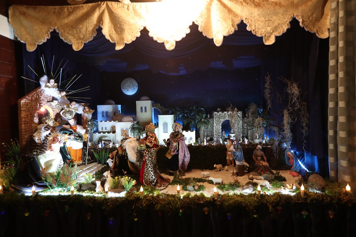 Nacimiento de la Familia Sanchez, el cual obtuvo el Primer Lugar en el evento que realiza Prensa Libre de los tres mejores Nacimientos.   Fotograf?a. Erick Avila:             21/12/2017