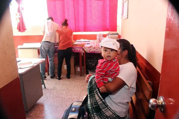 En el centro de Salud de Jalapa hay poca afluencia de personas, debido a que no hay vacunas para los bebés.