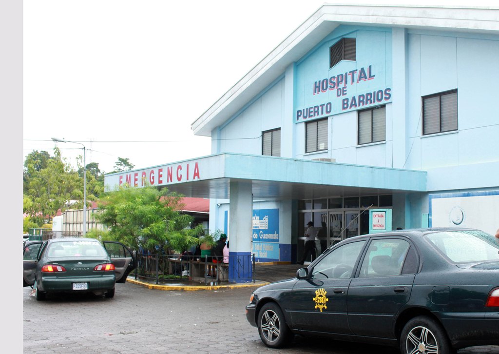 Hospital Amistad Japón-Guatemala de Puerto Barrios, Izabal, donde algunos empleados no han recibido pago de salario. (Foto Prensa Libre: Edwin Perdomo)