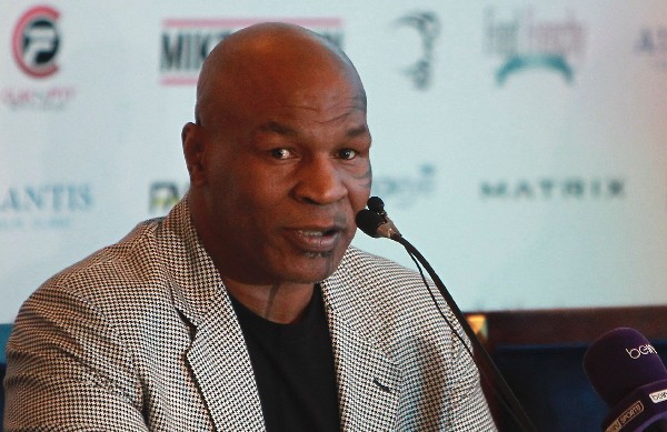 Mike Tyson anunció la creación en Dubái de su academia. (Foto Prensa Libre: AFP).