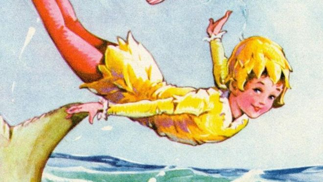 Curiosamente, el propio Peter Pan parecía tener problemas con las habilidades mentales que exhibían otros personajes en las obras de Barrie. ALAMY