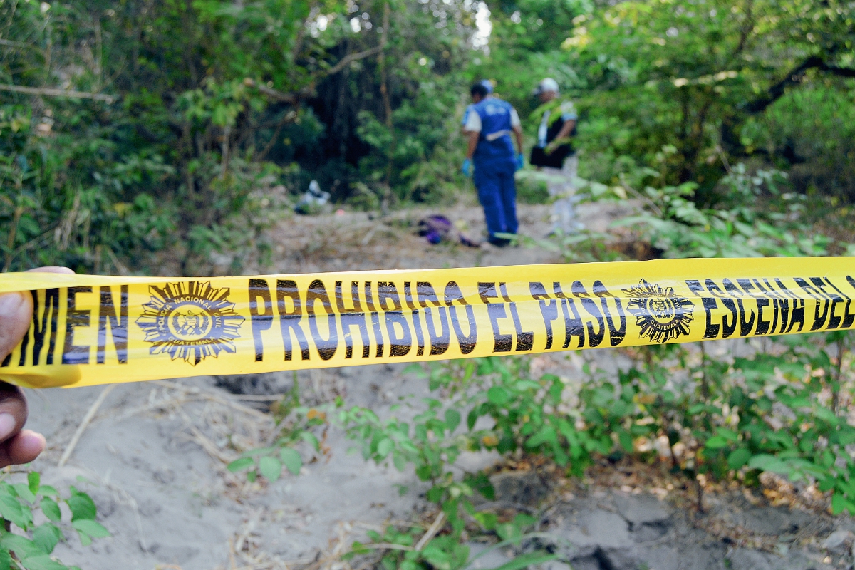 Lugar en   donde fue hallado un cadáver, en la cabecera de Zacapa. (Foto Prensa Libre: Víctor Gómez)