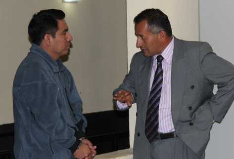 Israel Miranda Ramírez, exjefe de la DEIC de Quetzaltenango es el único sindicado por la desaparición de cuatro investigadores de la institución. (Foto Prensa Libre: Ana Christina Chaclán)