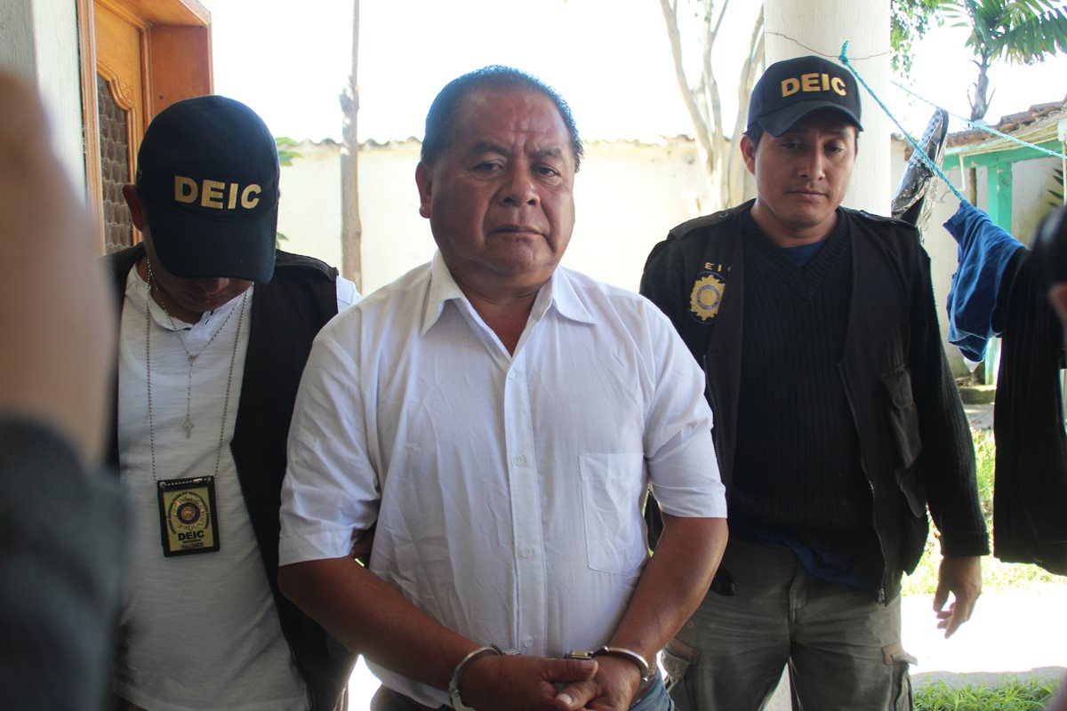Pedro Tomás Cruz, de 59 años, es sindicado de plagio o secuestro en Chiantla, Huehuetenango. (Foto Prensa Libre: Mike Castillo)