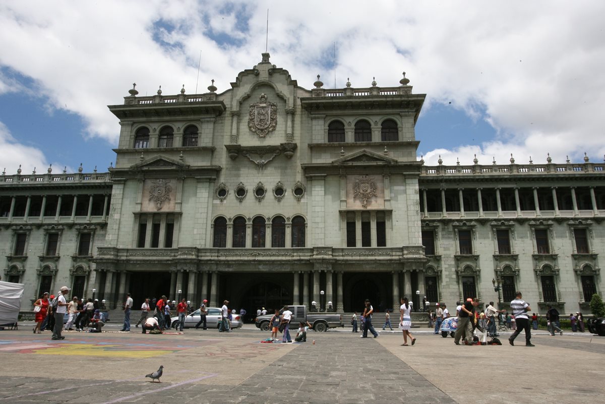 La Plaza de la Constitución, frente al Palacio Nacional de la Cultura, será el escenario de los festejos. (Foto Prensa Libre: Hemeroteca PL)
