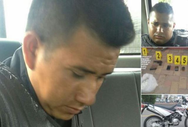 Los exagentes de la PNC, César Arturo Arriaza Gómez y Óscar Oswaldo Martínez Grijalva fueron encontrados culpable de tráfico de drogas., (Foto Prensa Libre: Hemeroteca PL)