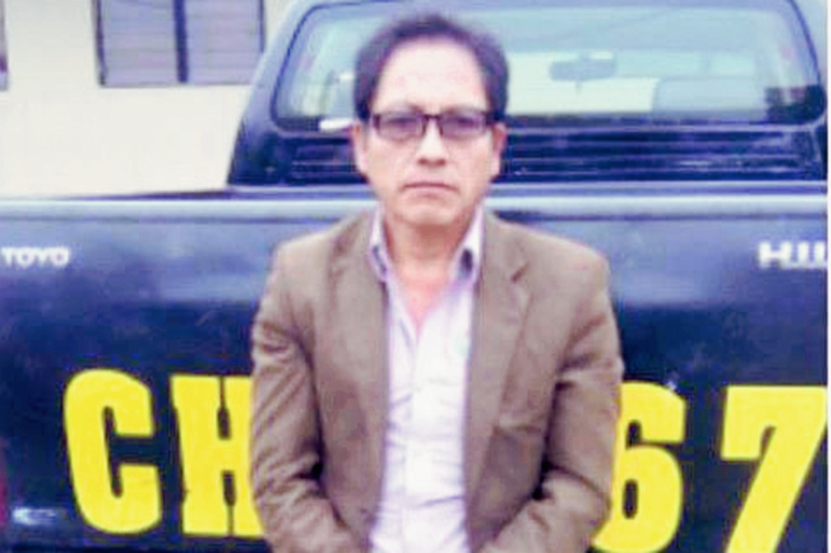 José Pecher  fue capturado en la zona 2 de Chimaltenango, señalado de caso especial de estafa. (Foto Prensa Libre: MP)