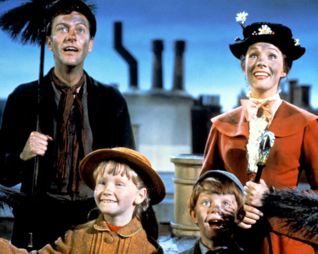 Mary Poppins (1964) fue nominada a 13 Oscars, de los que ganó 5. (GETTY IMAGES)