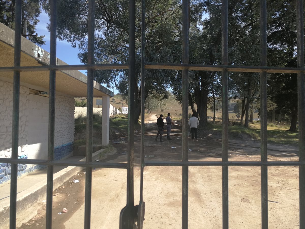 Cárcel donde se registró el deceso en Cantel. (Foto Prensa Libre: Fred Rivera).