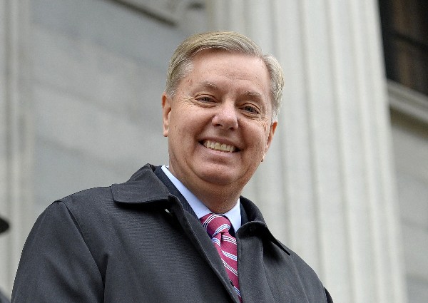  Lindsey Graham de Carolina del Sur era uno de los 14 precandidatos republicanos. (Foto Prensa Libre: AP)