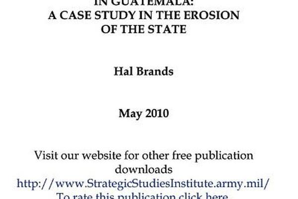 Informe sobre la situación de seguridad en Guatemala. (Foto Prensa Libre)<br _mce_bogus="1"/>