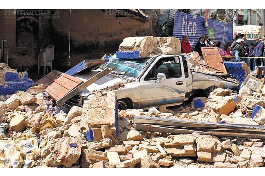 Los sismos del 2012 y 2014 han golpeado fuertemente a San Marcos. (Foto Prensa Libre: Hemeroteca PL)
