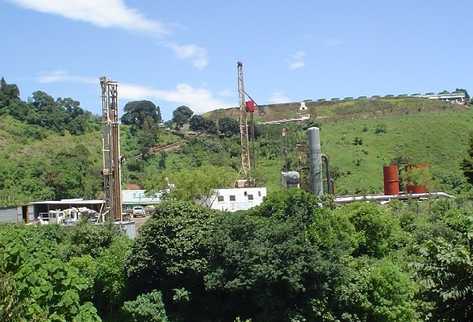 planta geotérmica Oritlán en Amatitlán