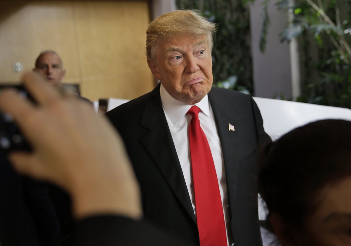 El magnate inmobiliario Donald Trump, es favorito en las encuestas. (Foto Prensa Libre: AP).