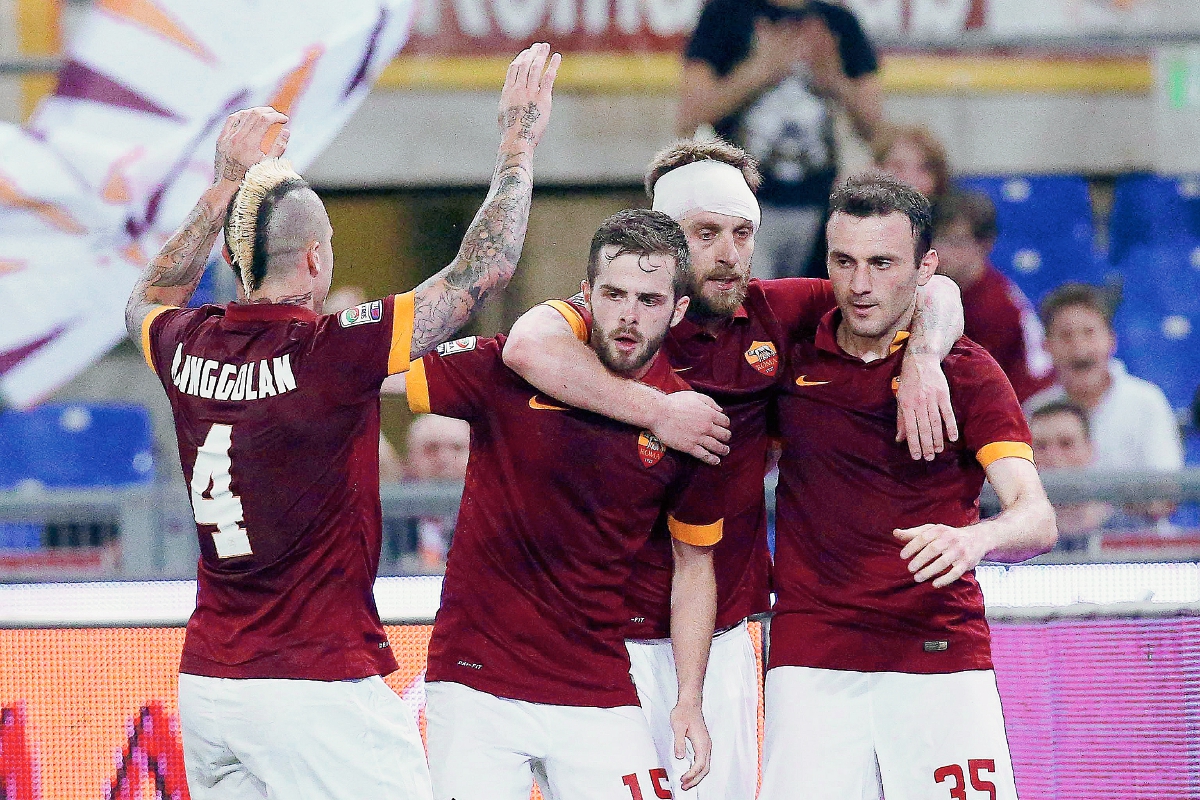 El cuadro romano se aferró al subliderato de la Serie A. (Foto Prensa Libre: EFE)