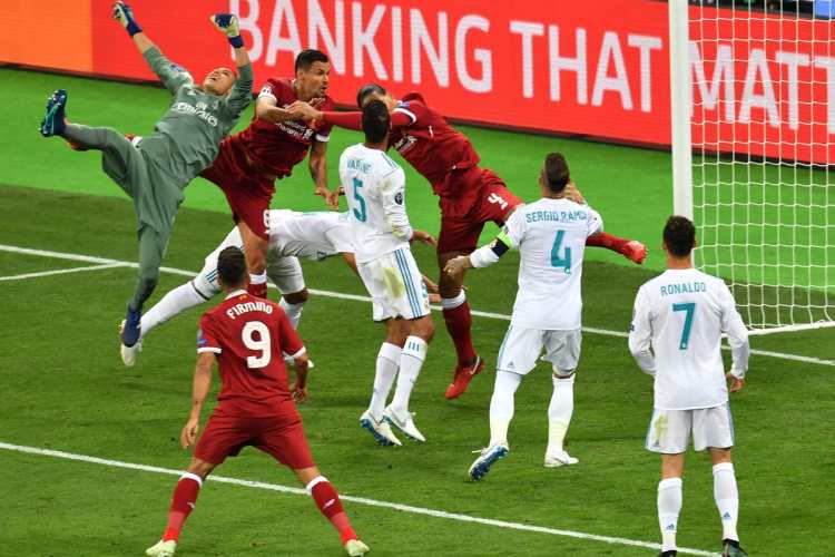 La final entre el Liverpool y el Real Madrid fue intenso.