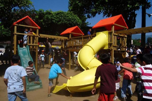 El parque fue inaugurado el lunes último. (Foto Prensa Libre: Danilo López)