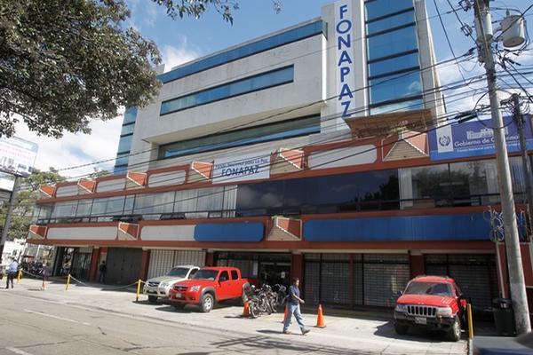 Sede de Fonapaz en la zona 9. (Foto Prensa Libre: Óscar Rivas)<br _mce_bogus="1"/>