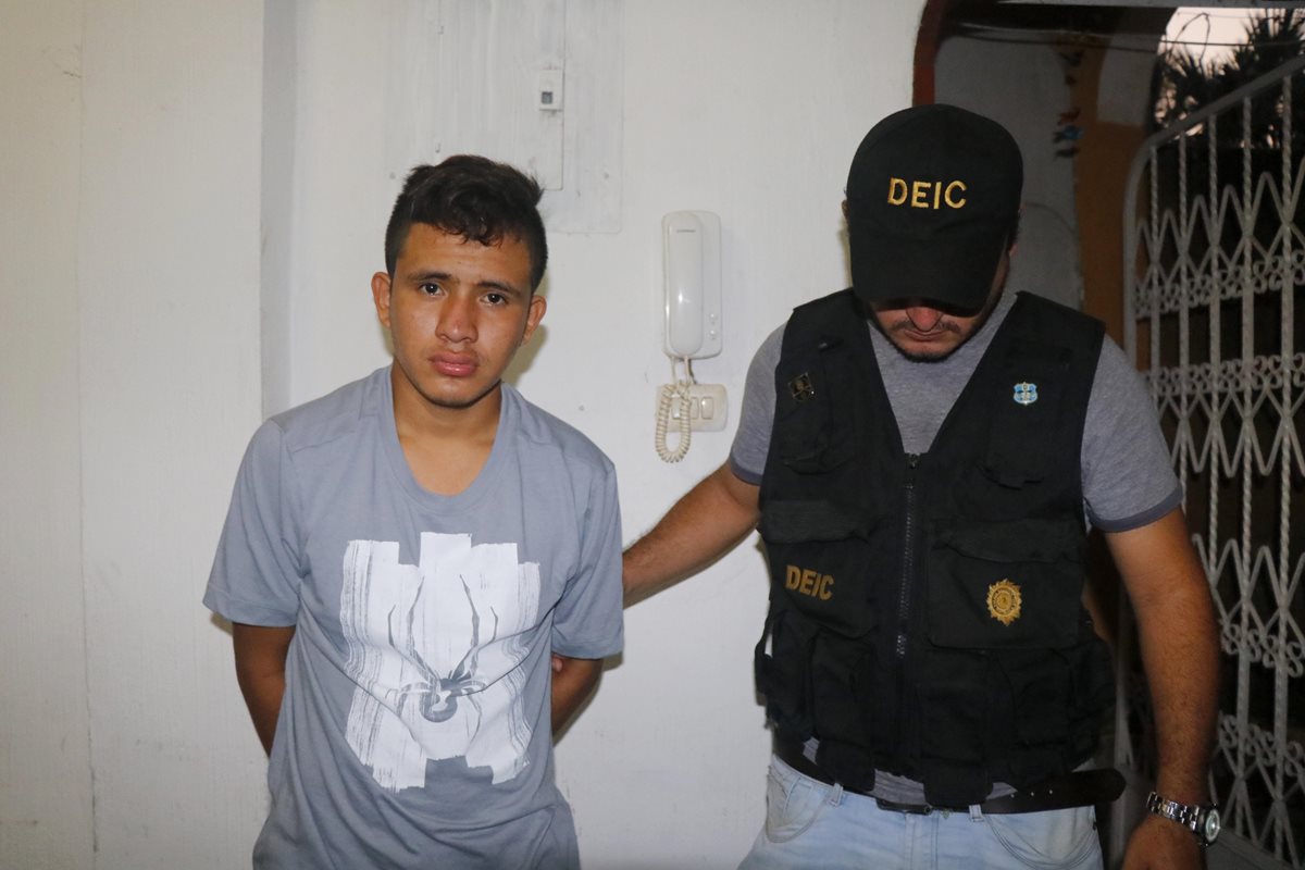 Dany Obed Vicente fue capturado en Retalhuleu. (Foto Prensa Libre: Rolando Miranda).