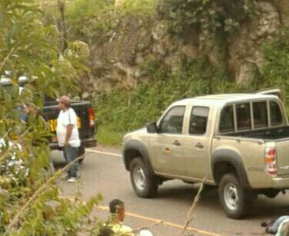 Lugar donde ocurrió el ataque, en Esquipulas, Chiquimula. (Foto Prensa Libre: Cortesía)