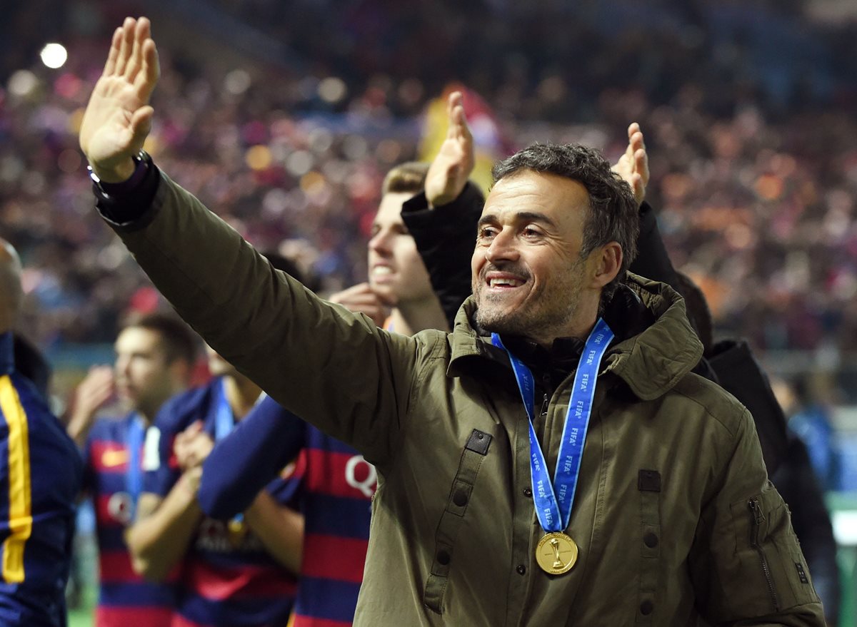 Luis Enrique indicó que el Barcelona sigue imponiendo su clase. (Foto Prensa Libre: AFP)