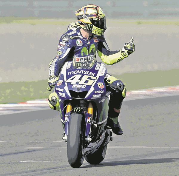 Valentino Rossi tiene grandes posibilidades de volver a subir al podio en el GP de España. (Foto Prensa Libre: AP).