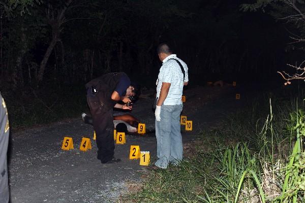 Los cadáveres  encontrados